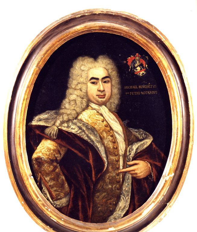 Ritratto del notaio Michael De Bone Petris (dipinto) - ambito siciliano (sec. XV